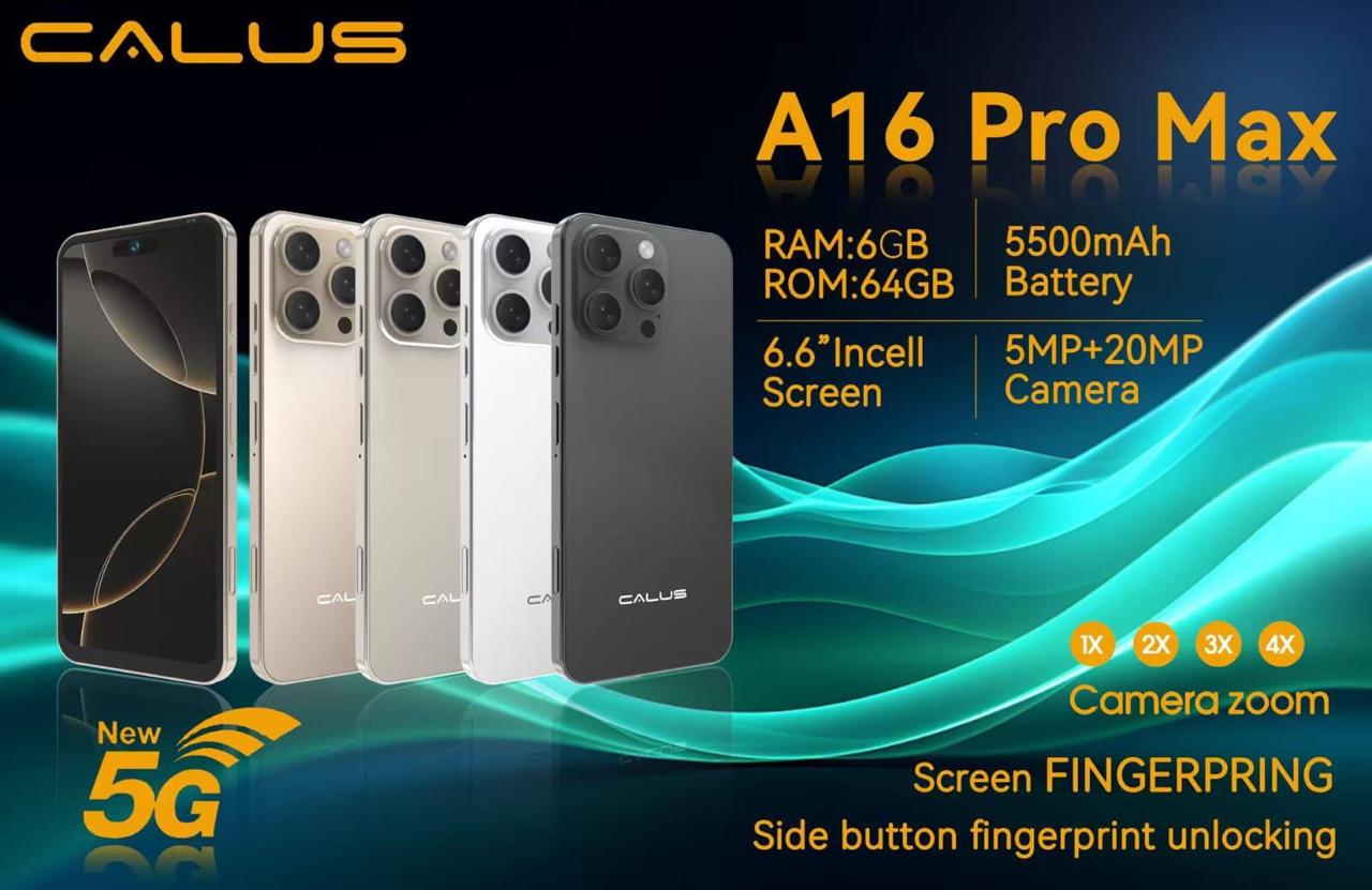 CALUS A16 Pro Max – هاتف ذكي أنيق بإمكانيات قوية