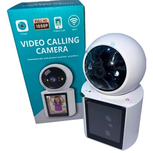 1080P WiFi Video Calling Security Camera – iCSee App – Two-Way Audio – Motion Detection – Indoor Smart Monitor